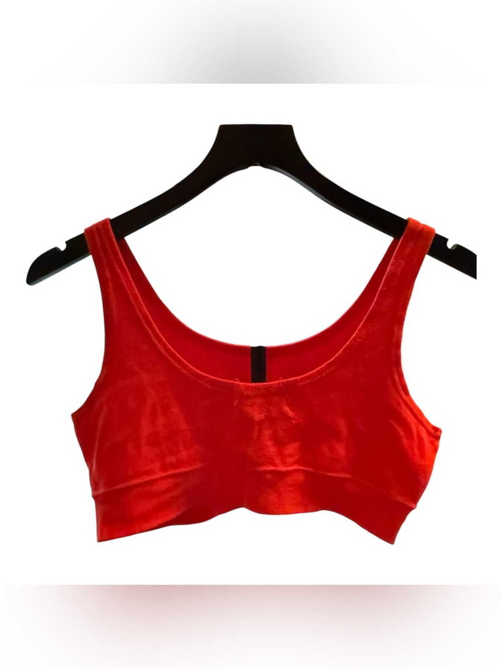 4/$45- Nuggets Red Velvet Crop Tank Top Bralette Women’s Medium Stretch